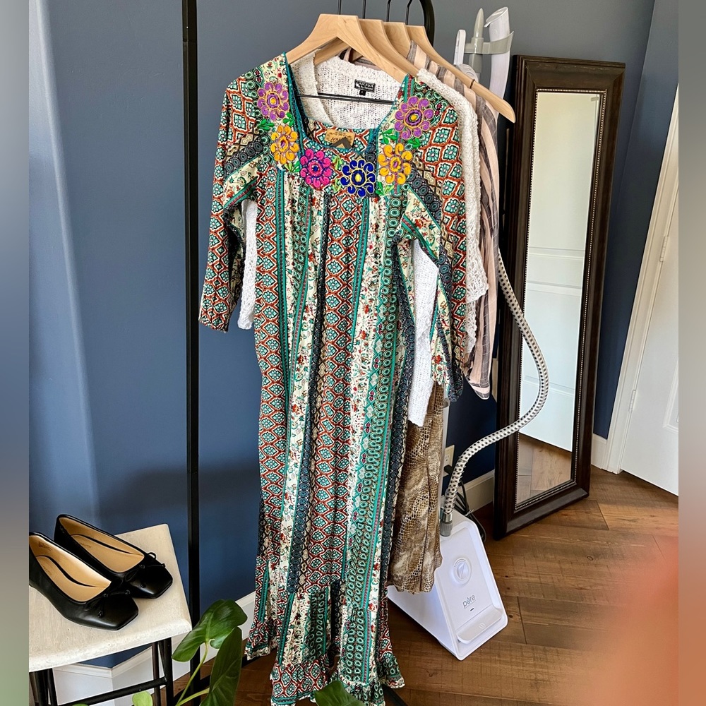 Handmade THAI BOHO STYLE Dress/ Moomoo S